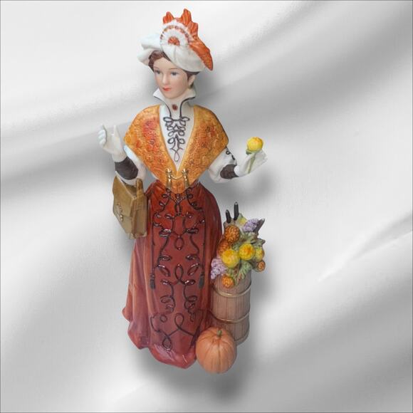 Avon 1991 Mrs. Albee Award Collectible Vintage Fall Autumn Hand Painted NO BOX - Picture 1 of 8